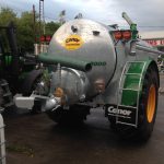 2000 gallon fully recessed c/w rain gun